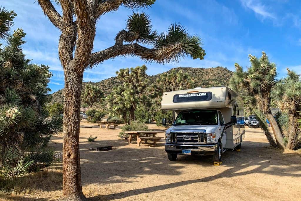 Rv in the desert.