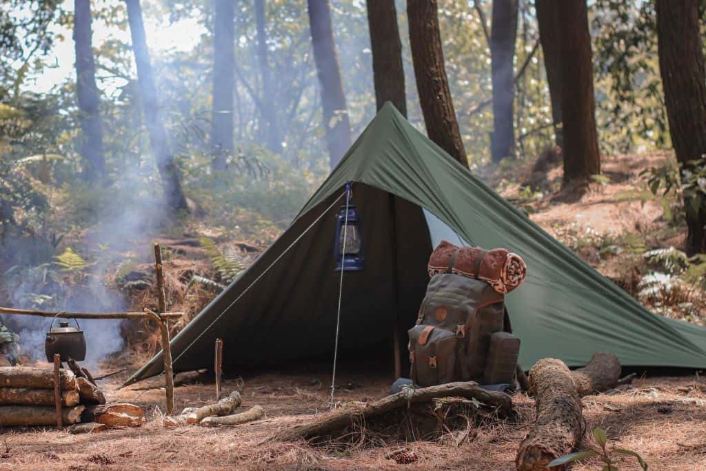 There are many options for tent camping at Hocking Hills campgrounds. 