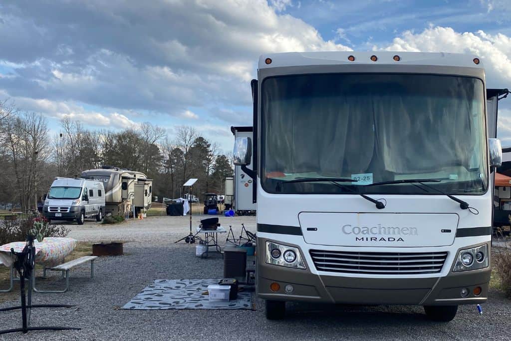 At Thousand Trails Resort in Alabama you will find spacious sites with plenty of room for fun!
