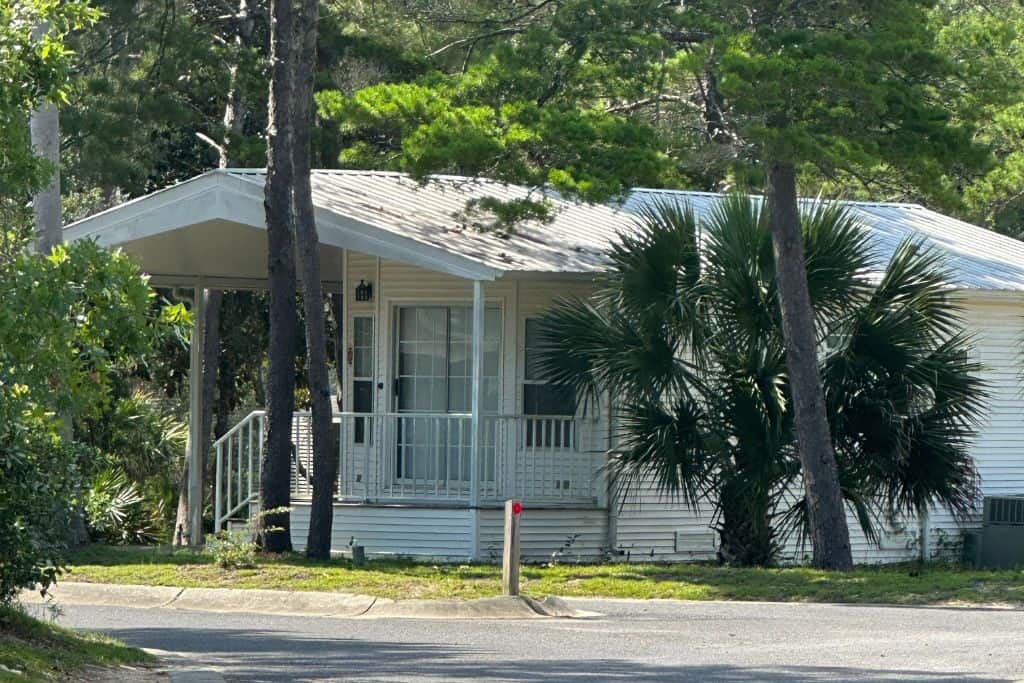 Topsail Hill Preserve State Park Campground Review: The cabins and bungalows are perfect for anyone traveling without their RV. 