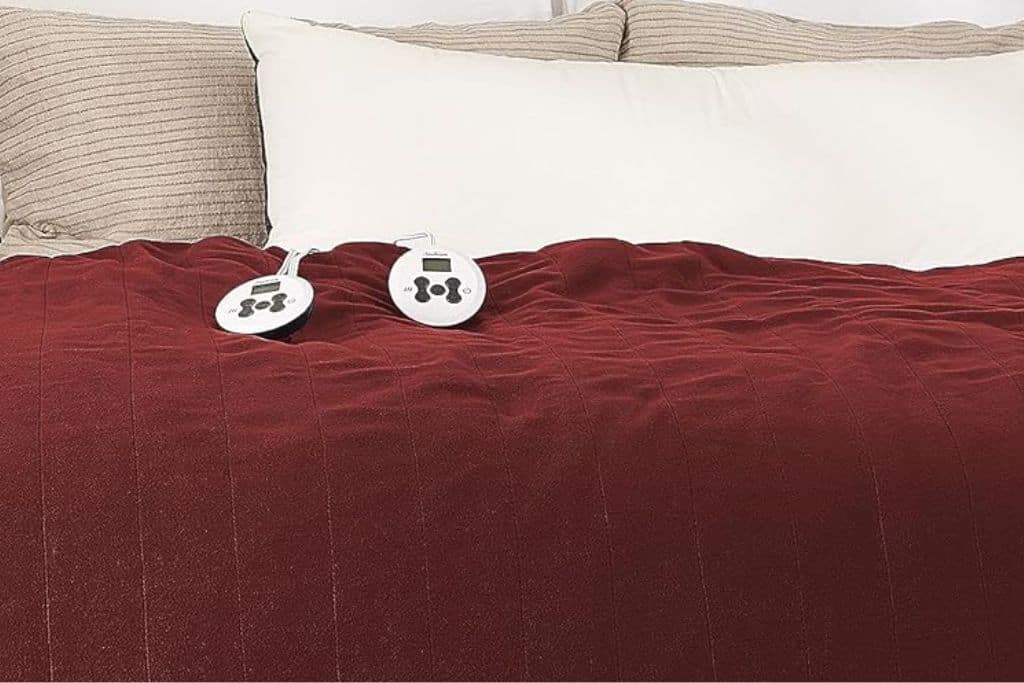 Heated blanket for full time RV living in winter. 
