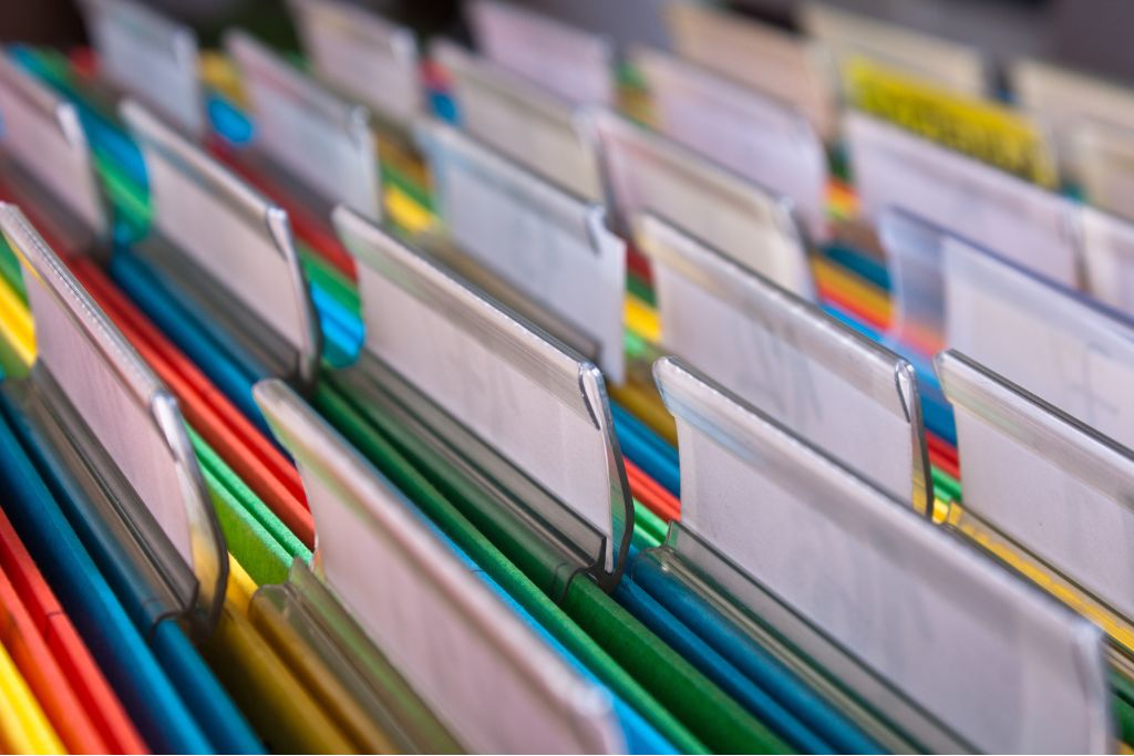 File folders. 